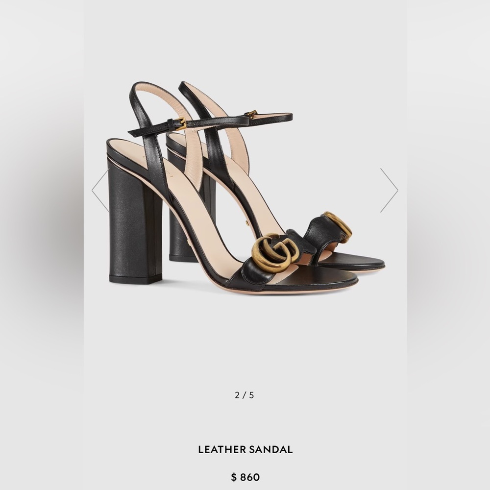 Gucci lifford sandal mystic white